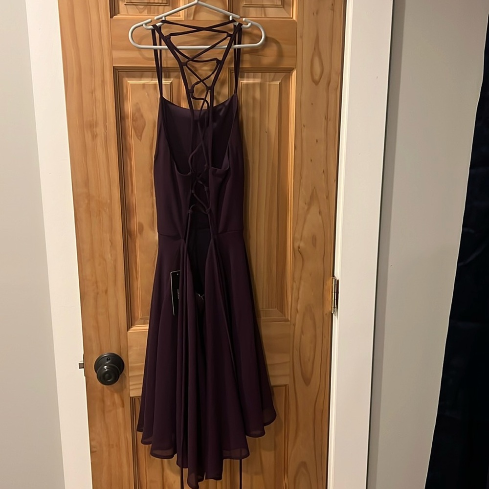 Lulus bridesmaid dress plum